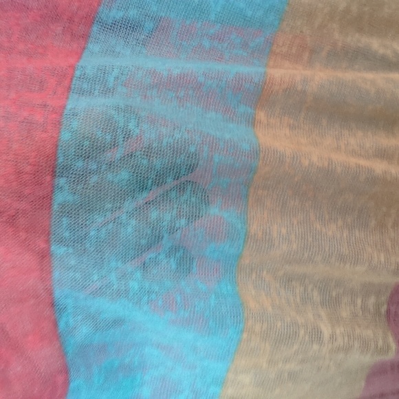 Caren Sport Multicolor Striped Short Sleeve Top - Picture 6 of 8